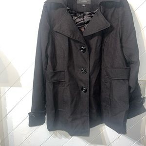 Centigrade sportswear women’s black pea coat